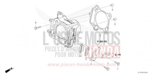 CYLINDER/REED VALVE SH350AS de 2025